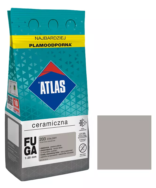 Atlas fuga ceramiczna kolor stalowy 203 5 kg