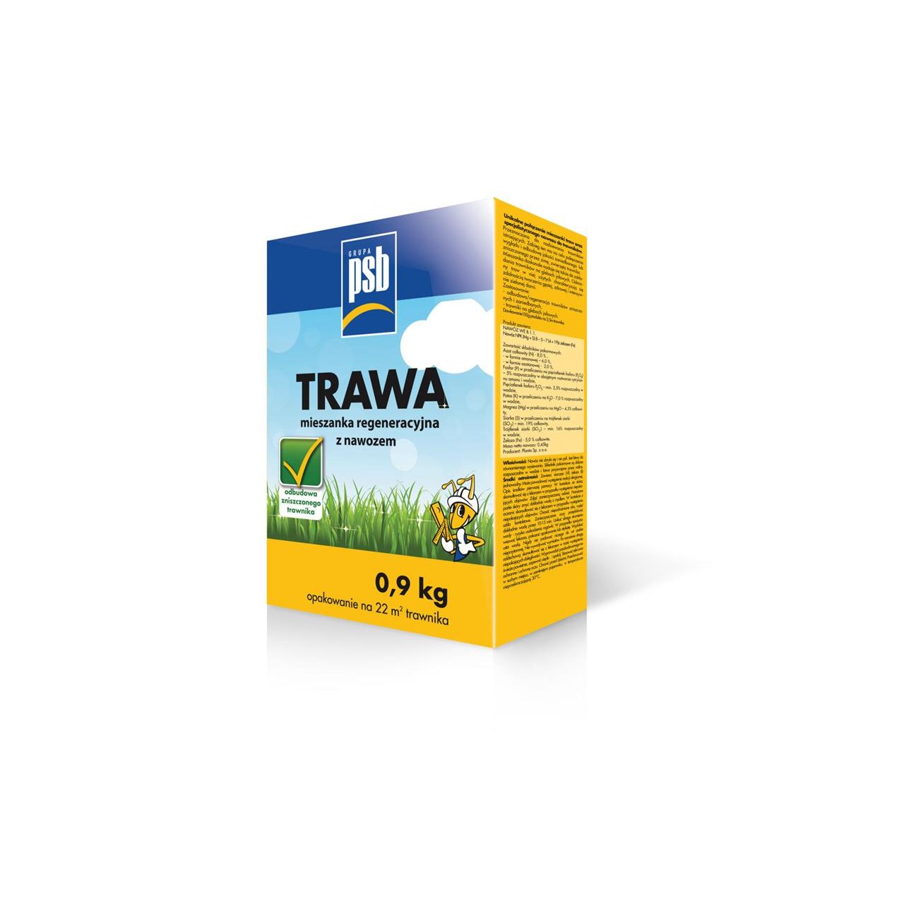 Trawa regeneracyjna z nawozem 0,9 kg
