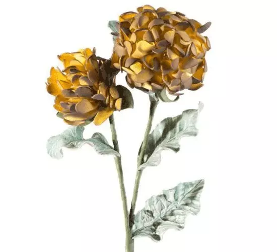 Kwiat sztuczny dekoracyjny żółty