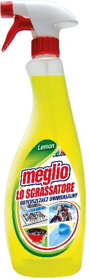 Odtłuszczacz spray 750 ml Meglio Lemon