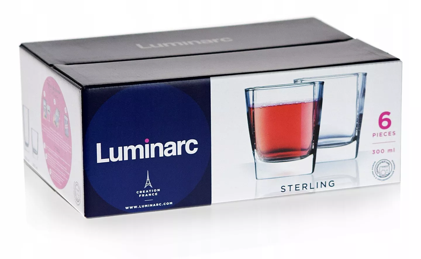 Szklanki niskie do whisky Luminarc Sterling 300 ml 6 szt.