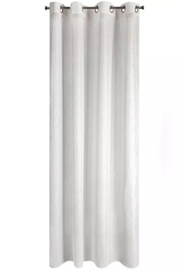 Firana Elicia 140x250 cm na przelotkach biała Eurofirany  