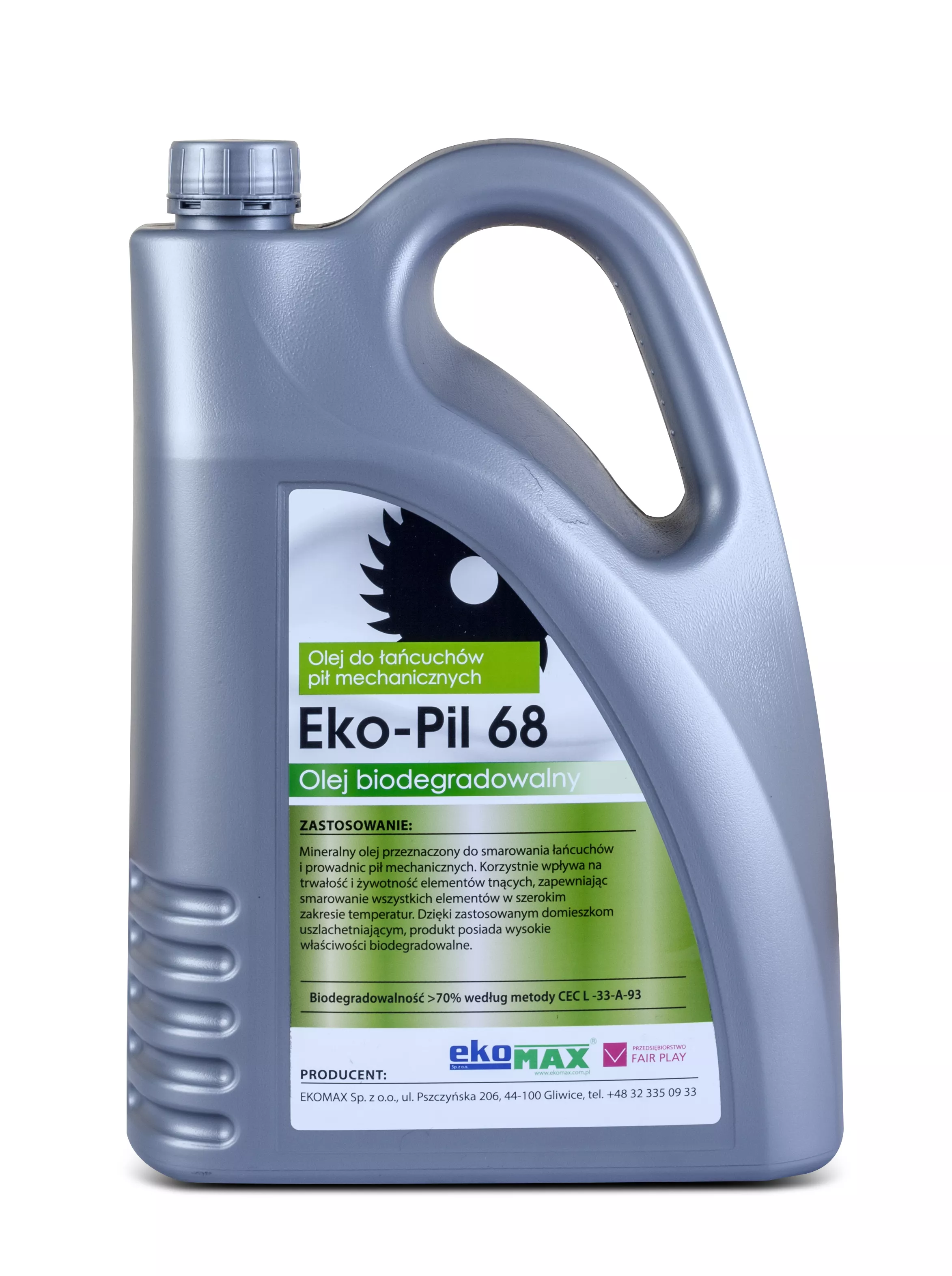EKOMAX EKO-PIL 68 5 l - olej do smarowania łańcucha pił mechanicznych