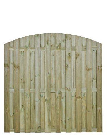 Płot pełny Multi z łukiem 180 x180/160 cm