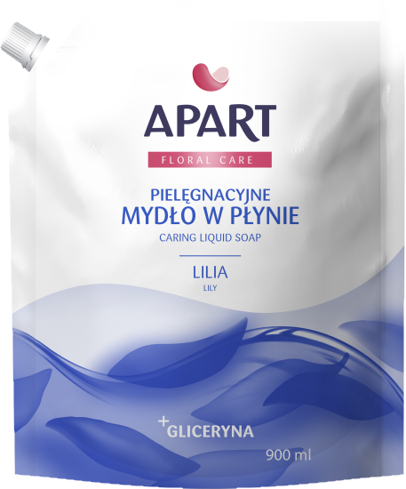 Mydło w płynie Apart 900 ml lilia - zapas