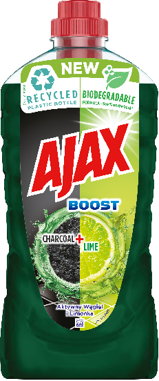 Płyn do mycia podłóg Ajax 1 l Węgiel aktywny + Limonka