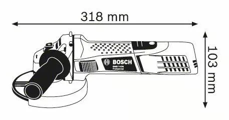 Szlifierka kątowa GWS 7-125 W Bosch