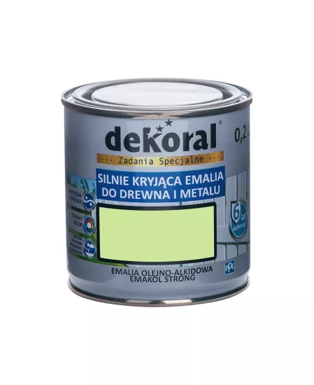 Emalia olejno-alkidowa Emakol Strong Dekoral 0,2 l miętowy
