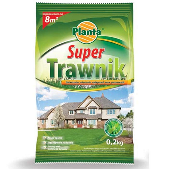 Mieszanka traw Super Trawnik 0,2 kg
