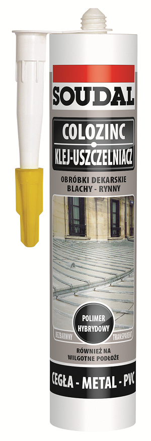 Klej uszczelniacz do blach Colozinc bezbarwny 290 ml