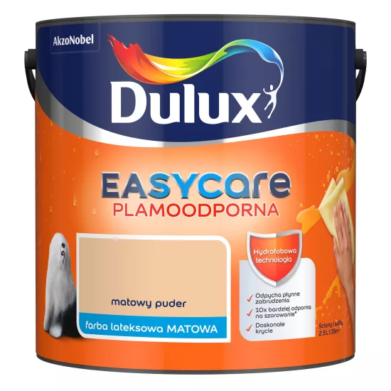 Farba Dulux EasyCare Plamoodporna 2,5 l matowy puder