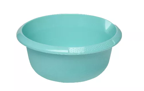 Miska okrągła 20 cm z wylewką aqua blue