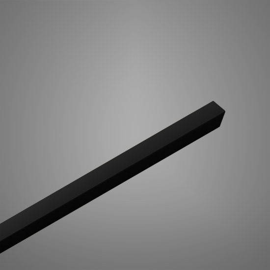 Panel ścienny Linea Slim Single czarny