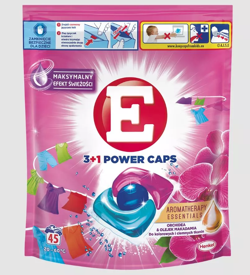 E Power caps kapsułki do prania orchidea color 45 szt. 