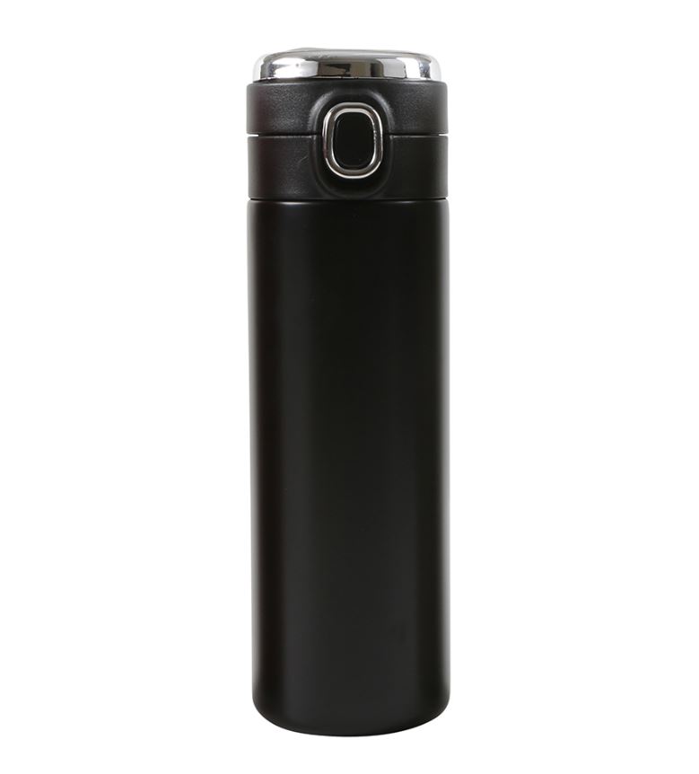 Kubek termiczny 420 ml z wyświetlaczem led czarny ALTOMDESIGN