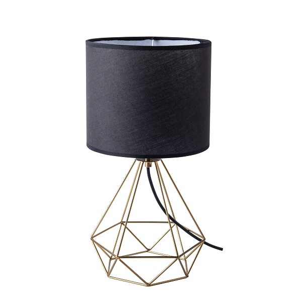 Lampa stołowa HIRA gold-black