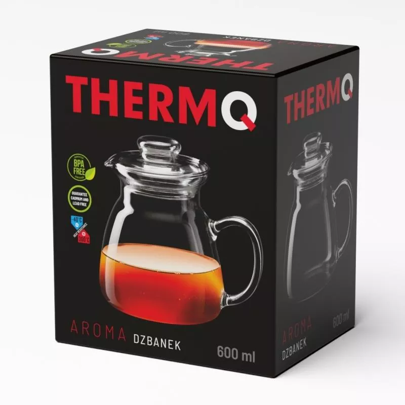 Thermo Aroma Dzbanek żaroodporny do herbaty 0.6l