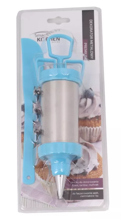 Dekorator strzykawkowy metalowy SMART KITCHEN BAKING