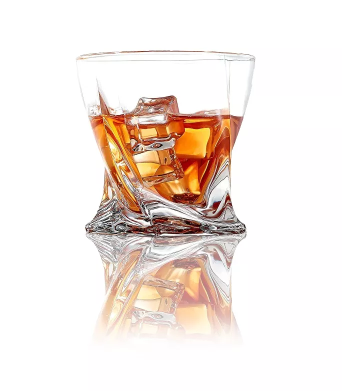 Szklanki do whisky Bohemia Prestige Quadro 340 ml