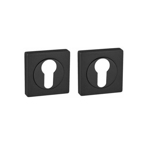 Szyld drzwiowy Quadro Qr kwadrat czarny wkładka 