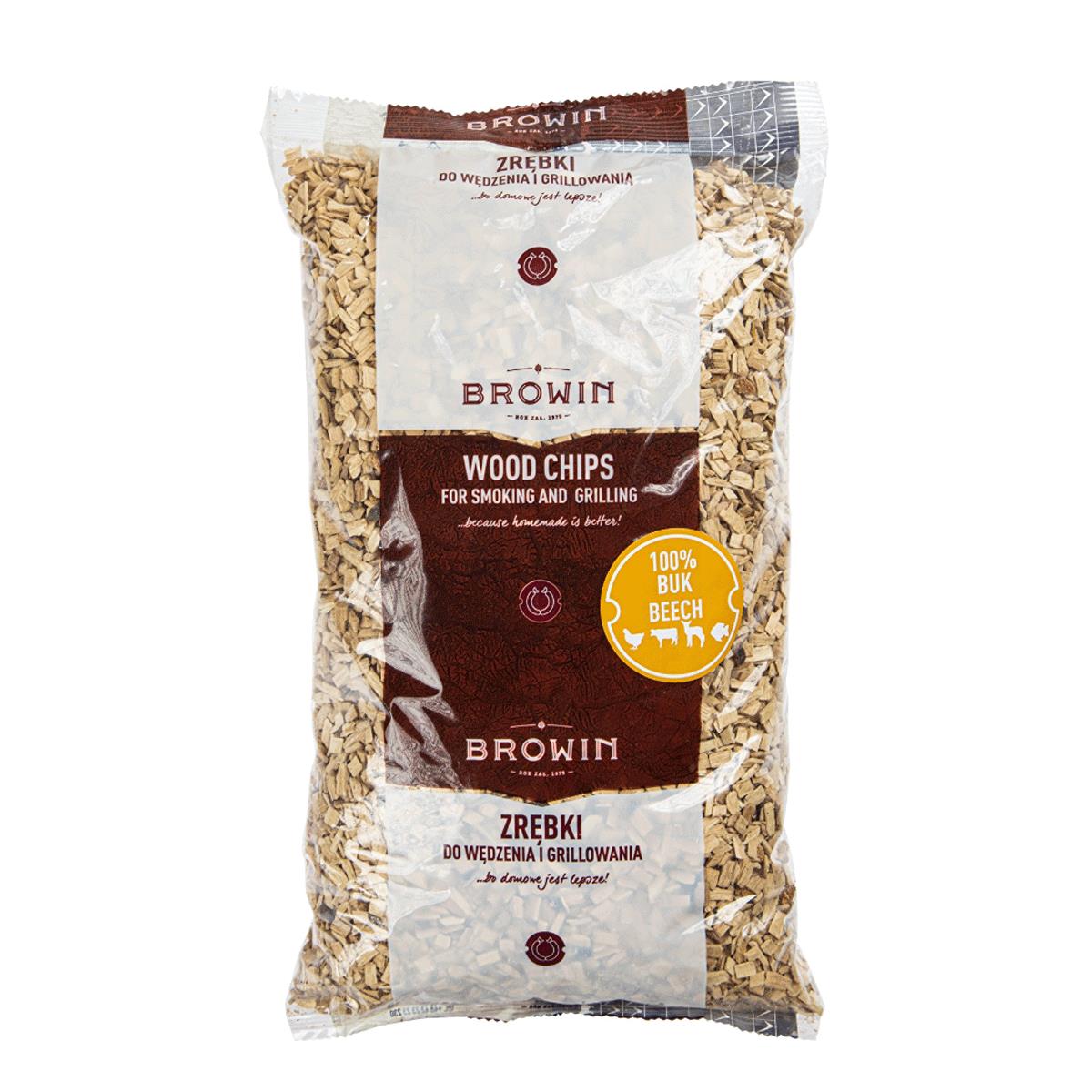 Zrębki do grillowania i wędzenia 100% buk 750 g
