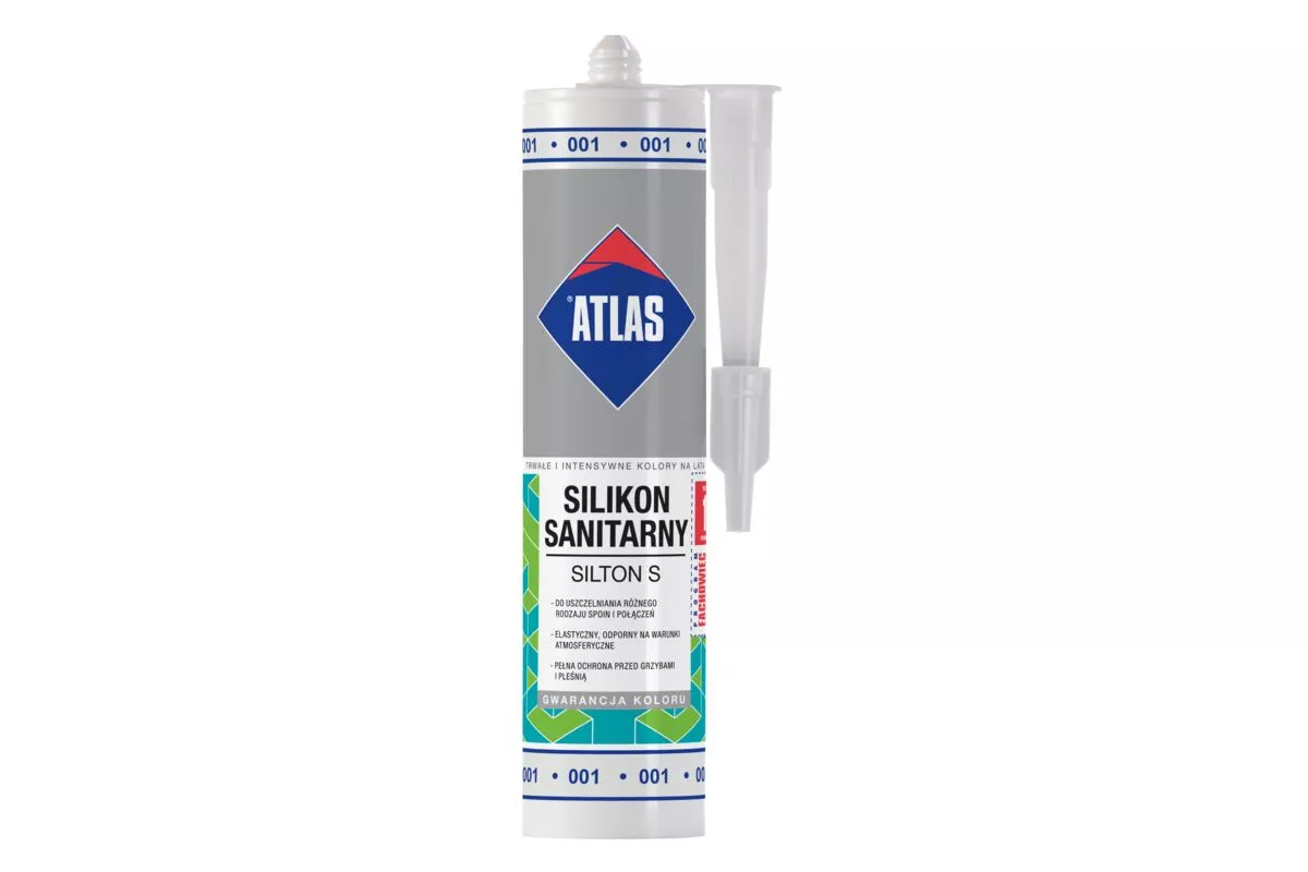 Atlas silikon Sanitarny biały 