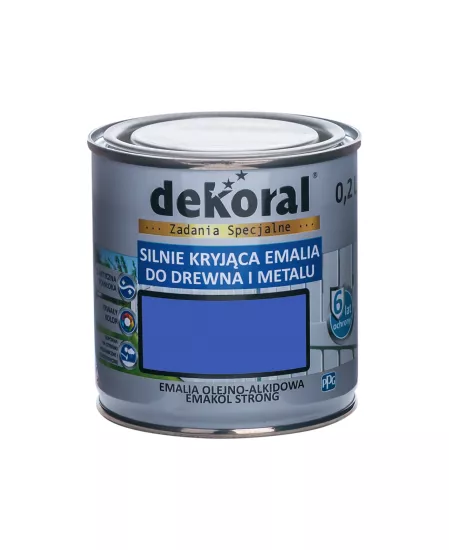 Emalia olejno-alkidowa Emakol Strong Dekoral 0,2 l głębia oceanu