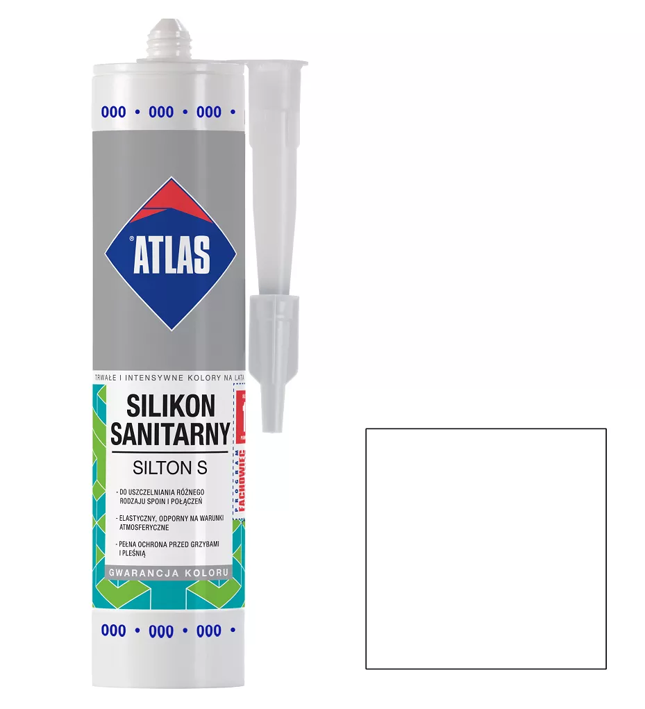 Atlas Silton S silikon sanitarny bezbarwny