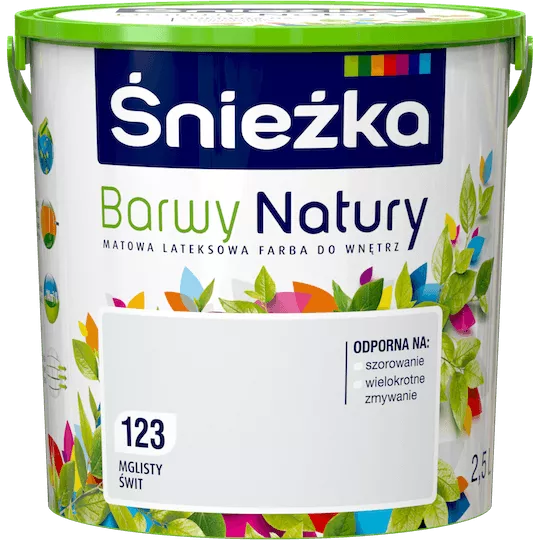 Farba lateksowa Śnieżka Barwy Natury 2,5 l mglisty świt