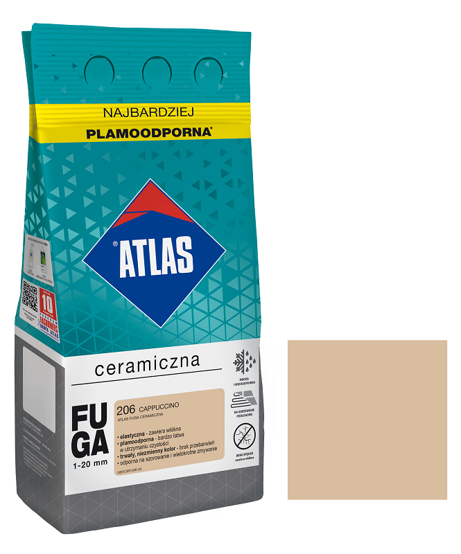 Atlas fuga ceramiczna kolor cappuccino 5 kg